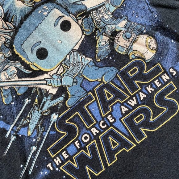 Funko Pop Tees! XS Star Wars The Force Awakens Smuggler's Bounty Graphic T-Shirt - Picture 3 of 12
